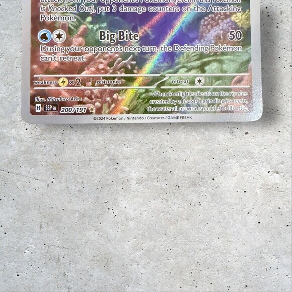 Bruxish 200/191 Sv08: Surging Sparks Holo - Picture 6 of 7